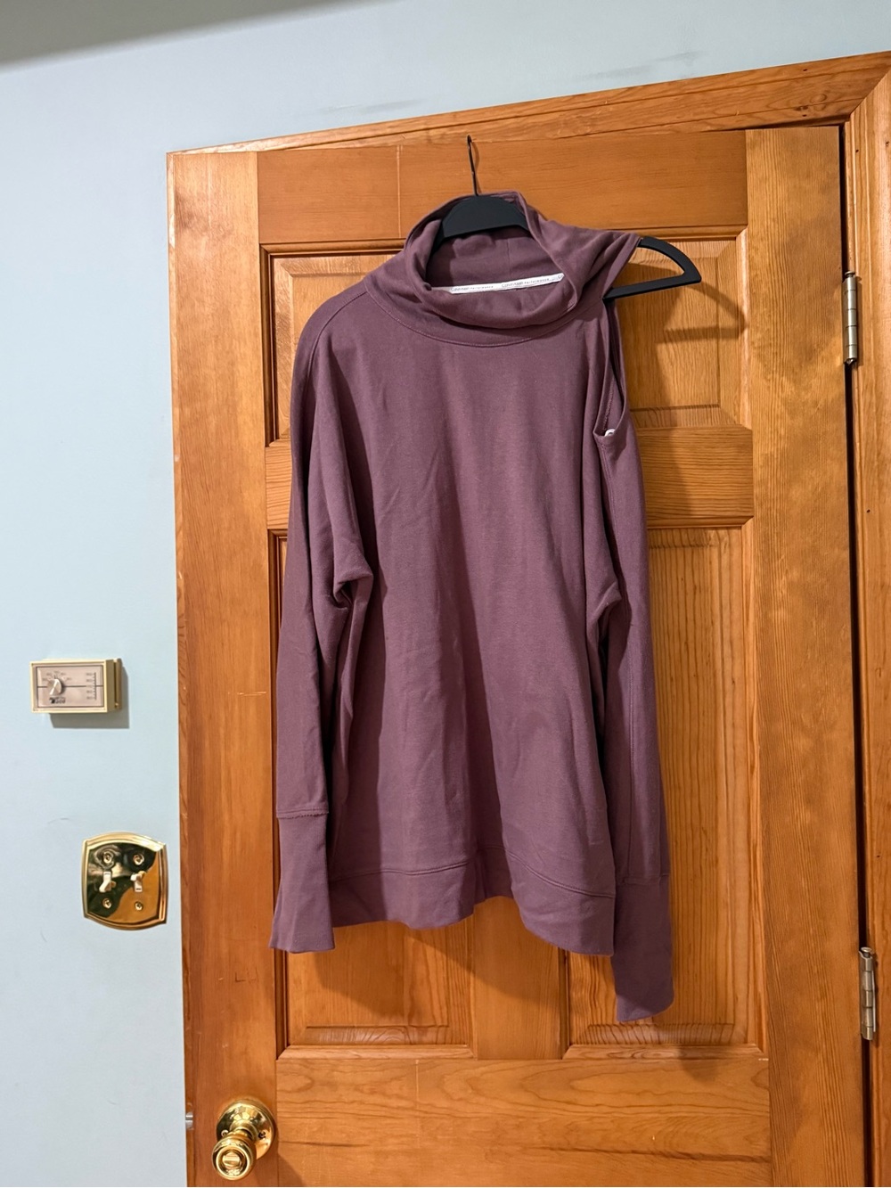 Calvin Klein Mauve Cowl Neck Sweatshirt